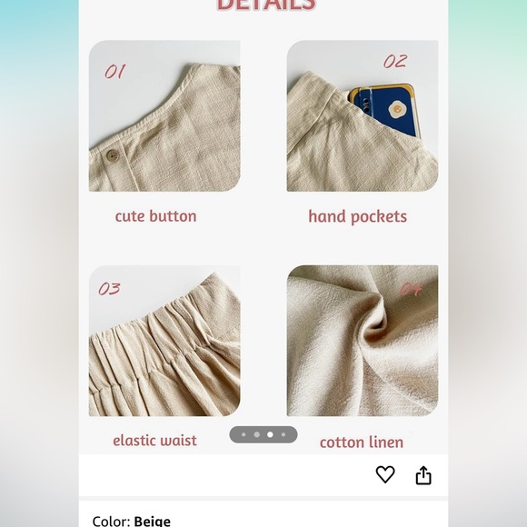 3/$10 🏷️ Linen tank from Amazon - Picture 5 of 6